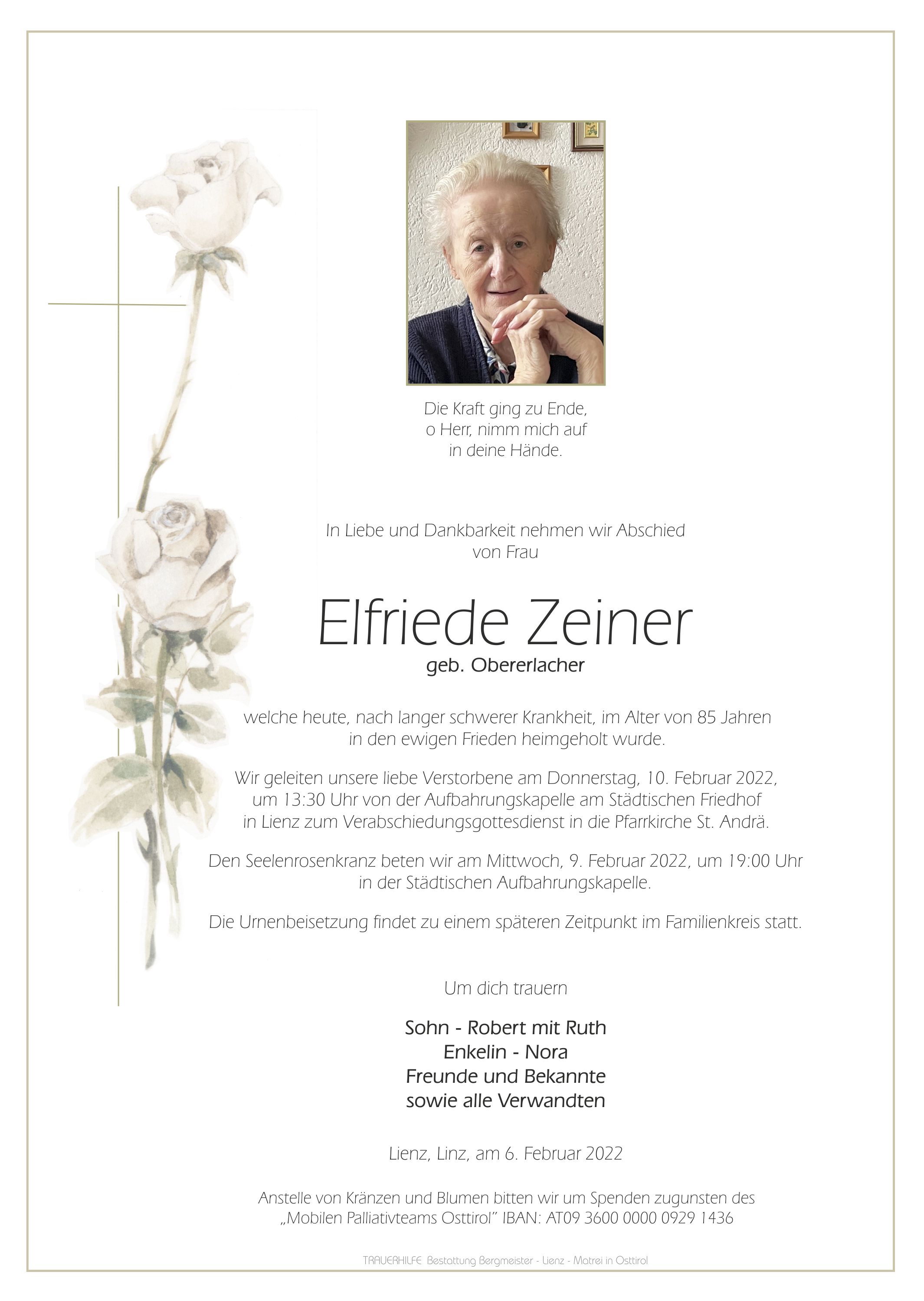 Elfriede Zeiner